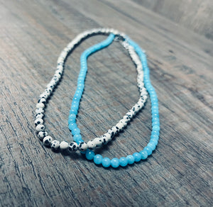 Auquamarine Stone Necklace